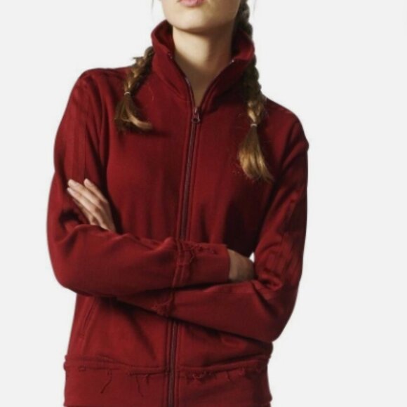 WOMENS ADIDAS Originals Tubular Chicago Firebird Track Top Jacket, Size L  #BR93 - Picture 1 of 3